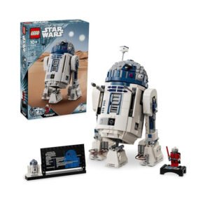 LEGO Star Wars 75379 R2-D2 Figura Articulada de Droide de Juguete con Cabeza Giratoria, Periscopio y Herramientas - Minifigura de Darth Malek - Regalo para Niños de 10+ Años, Coleccionistas y Fans