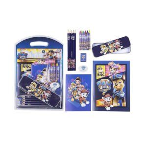 CERDÁ LIFE'S LITTLE MOMENTS Set Escolar Completo con Estuche Metálico y Material Escolar de Paw Patrol - Licencia Oficial Nickelodeon